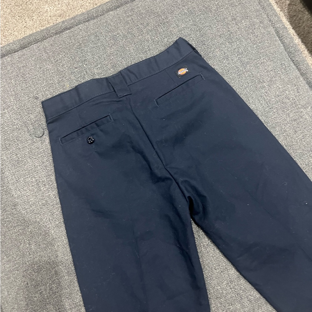 Dickies navy pants, size youth 14, worn once